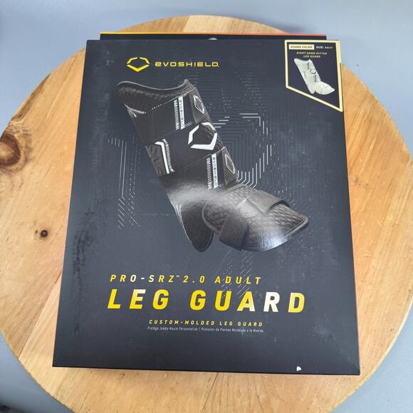 Evoshield PRO-SRZ 2.0 Right Hand Hitter Baseball/Softball Batters Leg Guard Sand - Picture 5 of 7